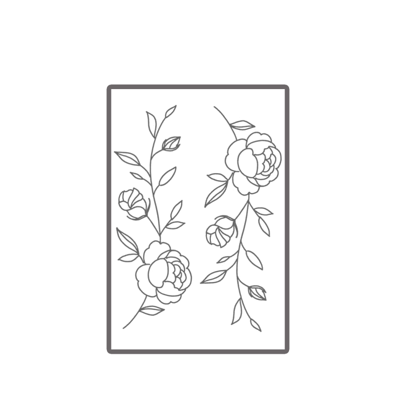 Tatuagem temporária de flor, dura até 15 dias. Nova tecnologia, adesivo mágico à prova d'água semipermanente.