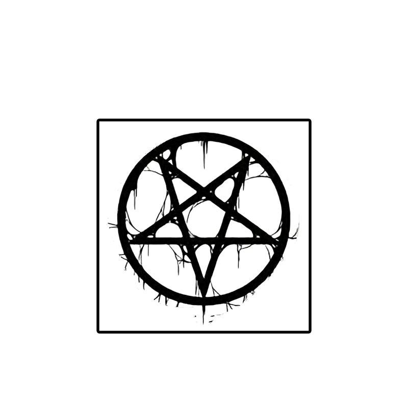 Tatuagem Temporária Pentagrama Sombrio – Tattoo Gótica Minimalista Realista à Prova d’Água dura até 15 dias