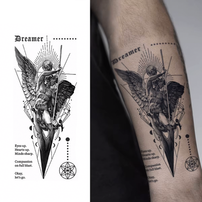 Tatuagem Temporária Dreamer — Semi Permanente, à Prova D’água e com Tecnologia Avançada (Dura até 15 dias)
