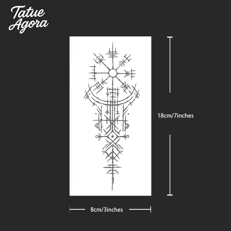 Proteção Viking Tatuagem Temporária – Dura até 15 dias