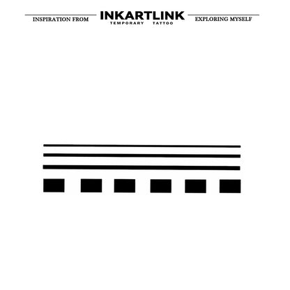 Armband temporary tattoo sticker, waterproof magic tattoo, lasts to 15 days fake tattoo, semi permanent tattoo